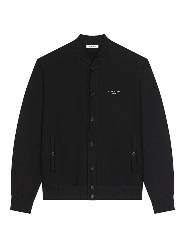 Men's Couture Seam Cardigan in Fleece - Black