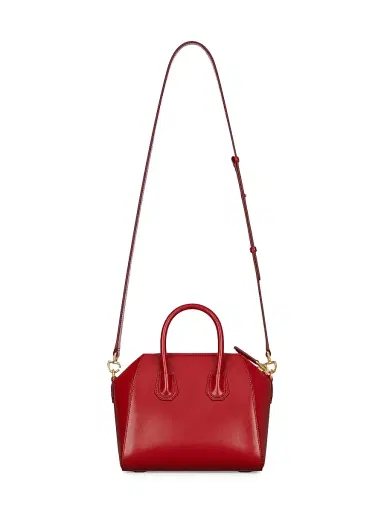 Givenchy Women's Mini Antigona Top Handle Bag in Box Leather | Thumbnail 3 Givenchy Women's Mini Antigona Top Handle Bag in Box Leather | Thumbnail 3