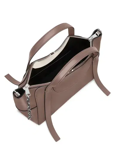 Givenchy Women's Medium The Snatch Top Handle Bag in Grained Leather - Taupe | Thumbnail 3