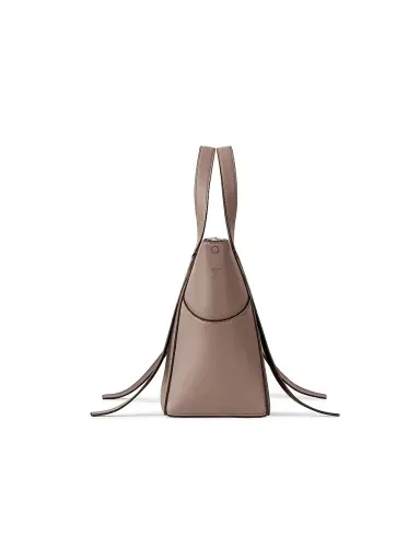 Givenchy Women's Medium The Snatch Top Handle Bag in Grained Leather - Taupe | Thumbnail 5