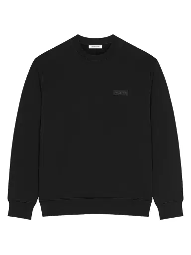 Givenchy Men's Sweatshirt in Fleece with Paris Gros Grain - Black - Size XXL | Thumbnail 1