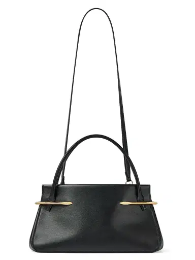 Givenchy Women's Medium Pinch Top Handle Bag in Leather - Black | Thumbnail 3