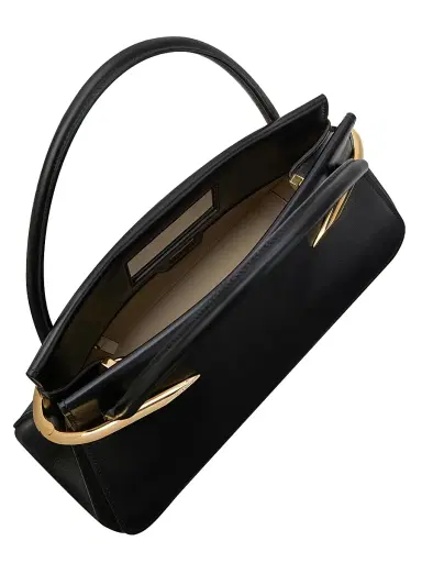 Givenchy Women's Medium Pinch Top Handle Bag in Leather - Black | Thumbnail 5