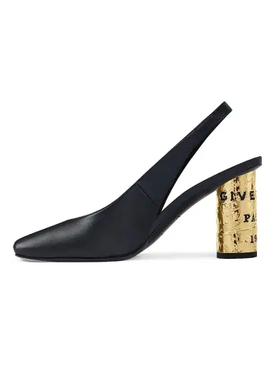 Givenchy Women's Tape Slingbacks in Leather - Black - Size 11 | Thumbnail 3 Givenchy Women's Tape Slingbacks in Leather - Black - Size 11 | Thumbnail 3