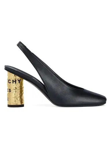 Givenchy Women's Tape Slingbacks in Leather - Black - Size 11 | Thumbnail 1 Givenchy Women's Tape Slingbacks in Leather - Black - Size 11 | Thumbnail 1