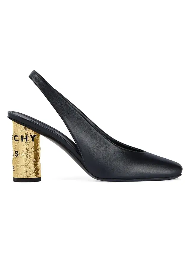 Givenchy Women's Tape Slingbacks in Leather - Black