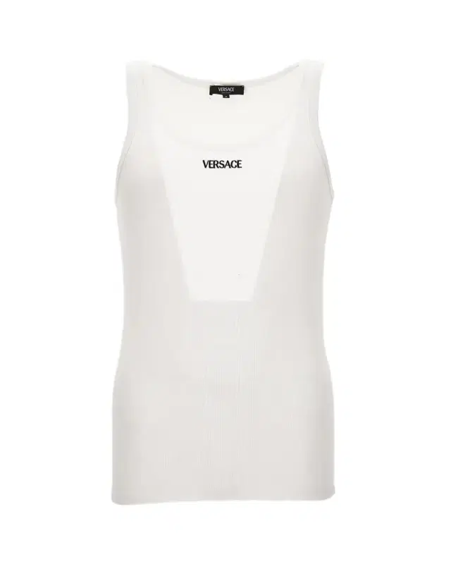Versace Men 's Embroidered Logo Tank Top