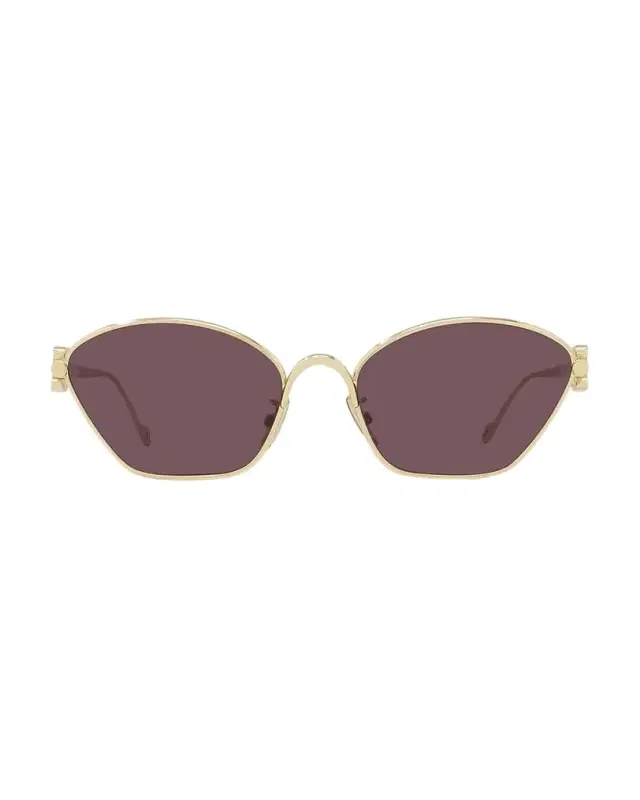 Loewe Anagram Metal Cat-Eye Sunglasses