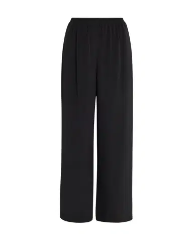Eskandar Flared Midweight Crepe Trousers | Thumbnail 1