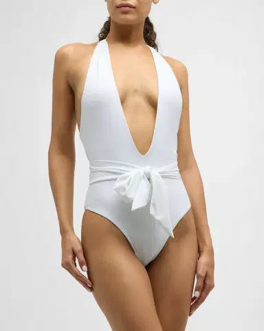 Ramy Brook Raquel Solid Backless One-Piece Swimsuit | Thumbnail 2 Ramy Brook Raquel Solid Backless One-Piece Swimsuit | Thumbnail 2