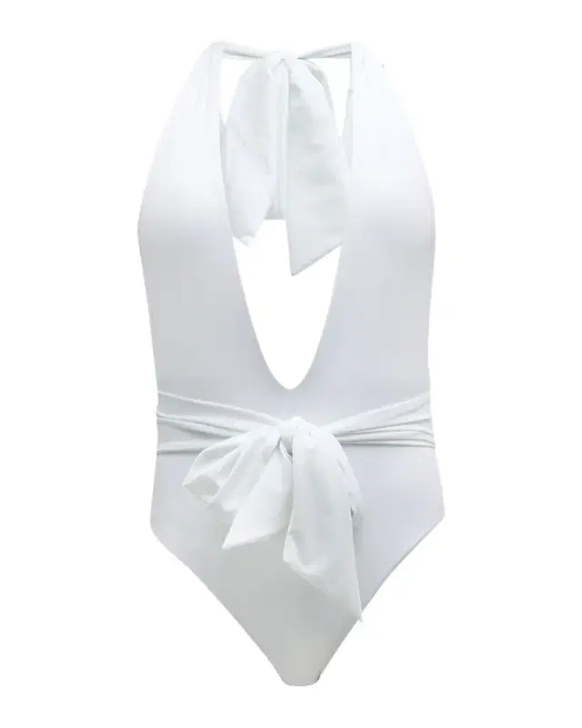 Raquel Solid Backless One-Piece Swimsuit