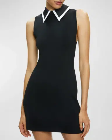 Alice + Olivia Wynell Collared Mini Dress | Thumbnail 3 Alice + Olivia Wynell Collared Mini Dress | Thumbnail 3