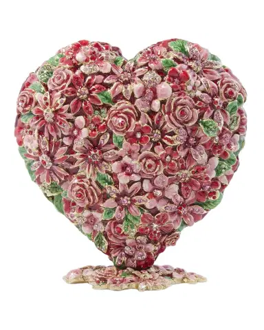Jay Strongwater Floral Heart Objet | Thumbnail 1 Jay Strongwater Floral Heart Objet | Thumbnail 1