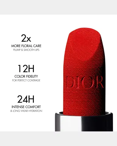 Dior Rouge Velvet Lipstick Refill | Thumbnail 2