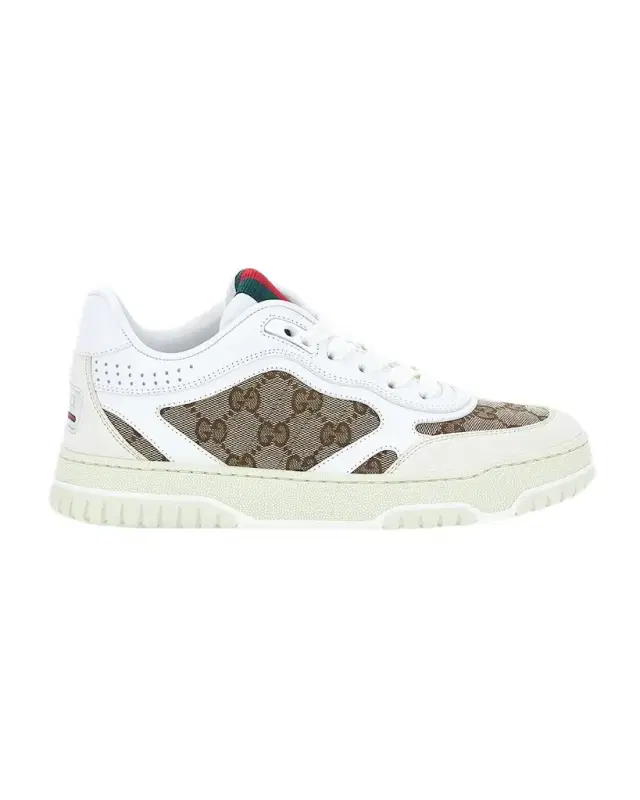 ReWeb GG Low-Top Leather Sneakers