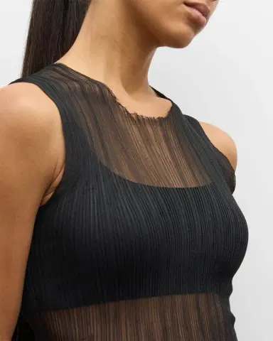 Simkhai Oakley Bralette Plise Knit Tank Top | Thumbnail 5 Simkhai Oakley Bralette Plise Knit Tank Top | Thumbnail 5