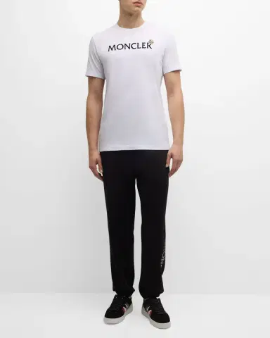 Moncler Men's Logo T-Shirt with Patch | Thumbnail 2 Moncler Men's Logo T-Shirt with Patch | Thumbnail 2