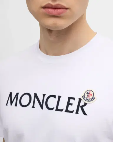 Moncler Men's Logo T-Shirt with Patch | Thumbnail 5 Moncler Men's Logo T-Shirt with Patch | Thumbnail 5