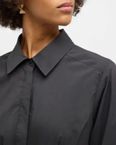 Simkhai Jazz Poplin Pintuck Midi Shirtdress | Thumbnail 5 Simkhai Jazz Poplin Pintuck Midi Shirtdress | Thumbnail 5