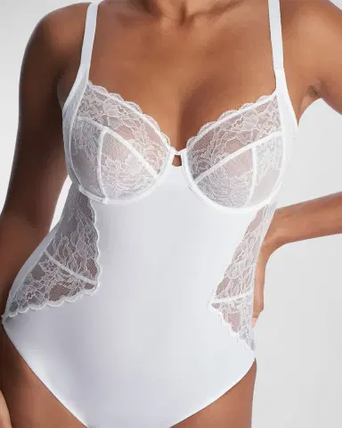 Natori Statement Sleeveless Lace Bodysuit | Thumbnail 4