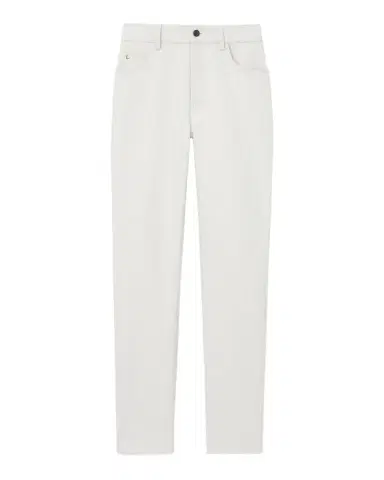 Lafayette 148 New York Cropped Straight-Leg Denim Jeans | Thumbnail 1