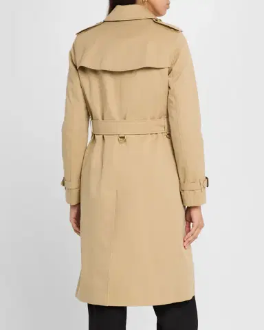 Burberry Kensington Organic Belted Double-Breasted Long Trench Coat | Thumbnail 2 Burberry Kensington Organic Belted Double-Breasted Long Trench Coat | Thumbnail 2