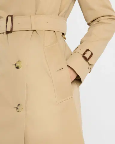 Burberry Kensington Organic Belted Double-Breasted Long Trench Coat | Thumbnail 5 Burberry Kensington Organic Belted Double-Breasted Long Trench Coat | Thumbnail 5