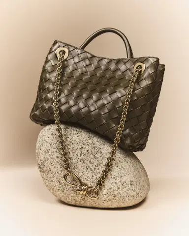 Bottega Veneta Small Andiamo Shoulder Bag with Chain Strap | Thumbnail 5 Bottega Veneta Small Andiamo Shoulder Bag with Chain Strap | Thumbnail 5