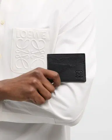 Loewe Men's Puzzle Calfskin Card Holder | Thumbnail 2