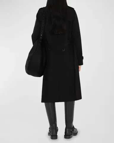 Burberry Kensington Organic Belted Double-Breasted Trench Coat | Thumbnail 4