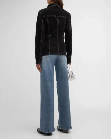 rag & bone rb Miramar Sofie Cotton-Terry Wide-Leg Jeans | Thumbnail 6 rag & bone rb Miramar Sofie Cotton-Terry Wide-Leg Jeans | Thumbnail 6
