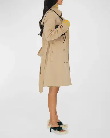 Burberry Kensington Organic Belted Double-Breasted Trench Coat | Thumbnail 3 Burberry Kensington Organic Belted Double-Breasted Trench Coat | Thumbnail 3