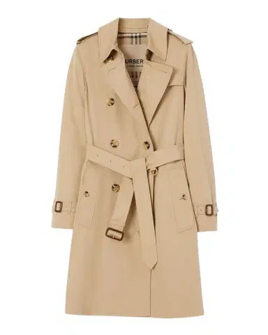 Burberry Kensington Organic Belted Double-Breasted Trench Coat | Thumbnail 1 Burberry Kensington Organic Belted Double-Breasted Trench Coat | Thumbnail 1