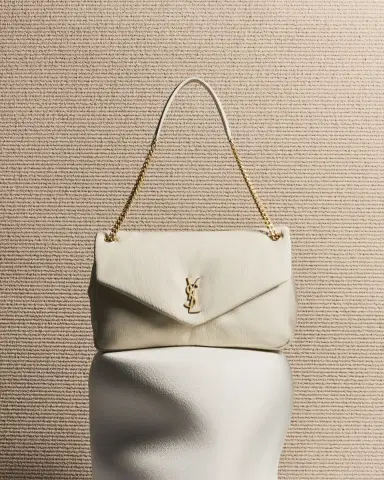 Saint Laurent Calypso Large YSL Shoulder Bag in Leather | Thumbnail 4 Saint Laurent Calypso Large YSL Shoulder Bag in Leather | Thumbnail 4