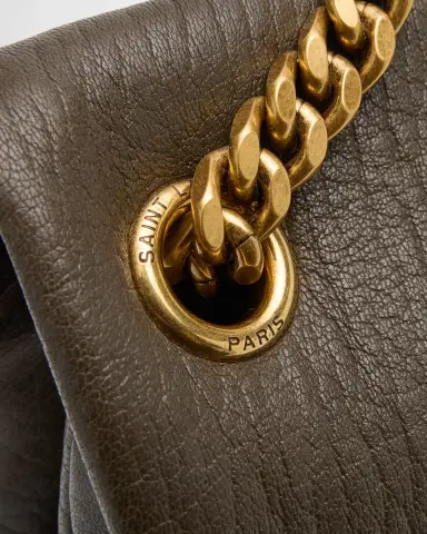 Saint Laurent Calypso Large YSL Shoulder Bag in Leather | Thumbnail 5 Saint Laurent Calypso Large YSL Shoulder Bag in Leather | Thumbnail 5