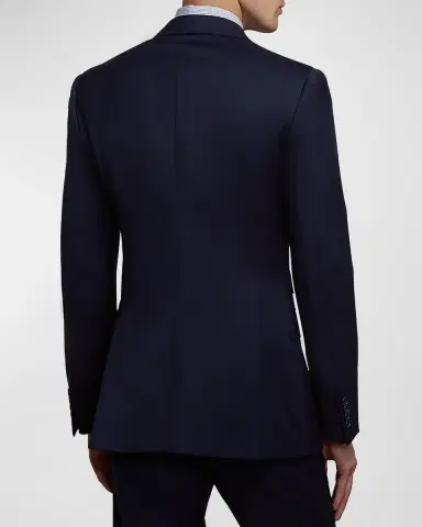 Ralph Lauren Purple Label Men's Gregory Hand-Tailored Wool Serge Suit | Thumbnail 4