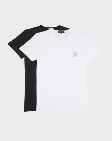 Versace Men's 2-Pack Cotton Logo T-Shirts | Thumbnail 2 Versace Men's 2-Pack Cotton Logo T-Shirts | Thumbnail 2