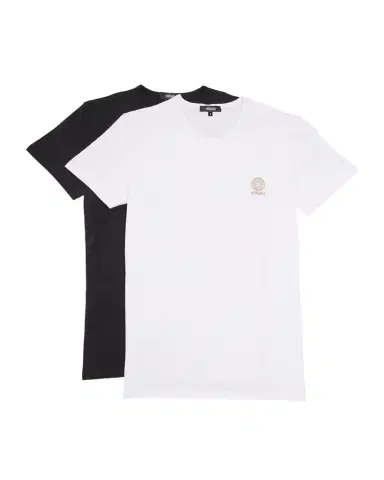 Versace Men's 2-Pack Cotton Logo T-Shirts | Thumbnail 1 Versace Men's 2-Pack Cotton Logo T-Shirts | Thumbnail 1