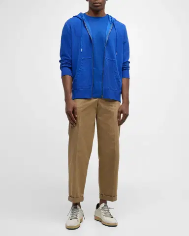 Golden Goose Men's Journey Logo Zip Hoodie | Thumbnail 2 Golden Goose Men's Journey Logo Zip Hoodie | Thumbnail 2