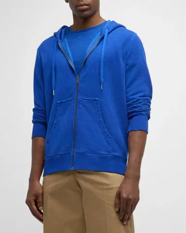 Golden Goose Men's Journey Logo Zip Hoodie | Thumbnail 4 Golden Goose Men's Journey Logo Zip Hoodie | Thumbnail 4
