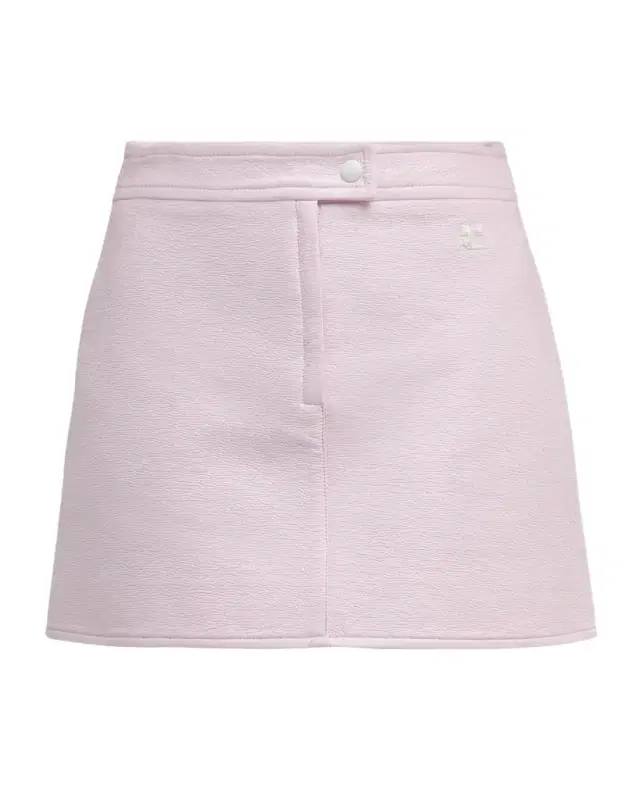 Reedition Vinyl Mini Skirt