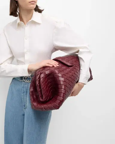 Bottega Veneta Maxi Lauren 1980 Leather Clutch Bag | Thumbnail 2