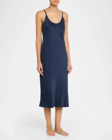 Lunya Backless Washable Silk Mini Slip Dress | Thumbnail 4