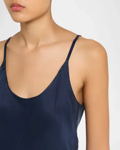 Lunya Backless Washable Silk Mini Slip Dress | Thumbnail 5