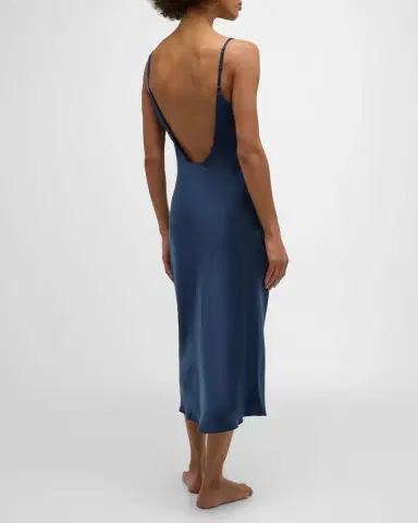 Lunya Backless Washable Silk Mini Slip Dress | Thumbnail 6