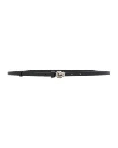 Bottega Veneta Knot Buckle Leather Belt | Thumbnail 3