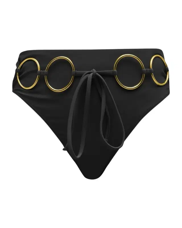 Ramy Brook Kimber Belted Bikini Bottoms