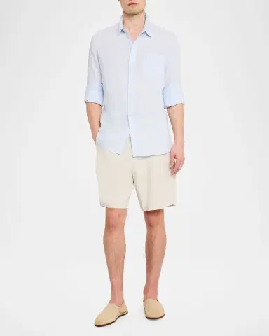 Vince Men's Linen Sport Shirt | Thumbnail 2