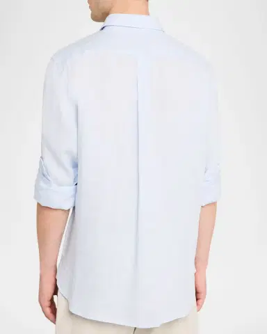 Vince Men's Linen Sport Shirt | Thumbnail 3