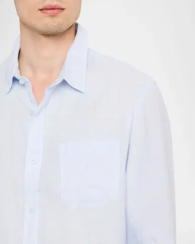 Vince Men's Linen Sport Shirt | Thumbnail 5